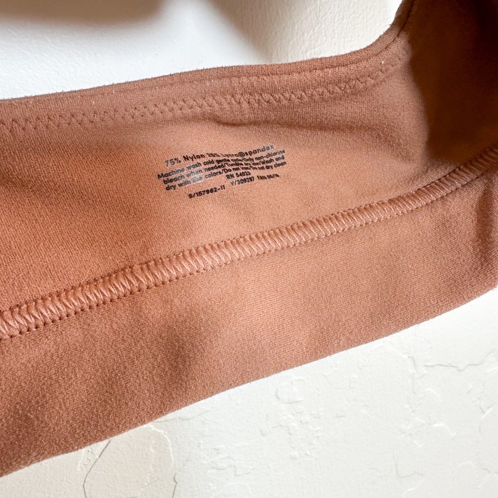 Athleta | Everyday T Back Bra in Powervita A–C, Mocha Clay Brown - Picture 4 of 5